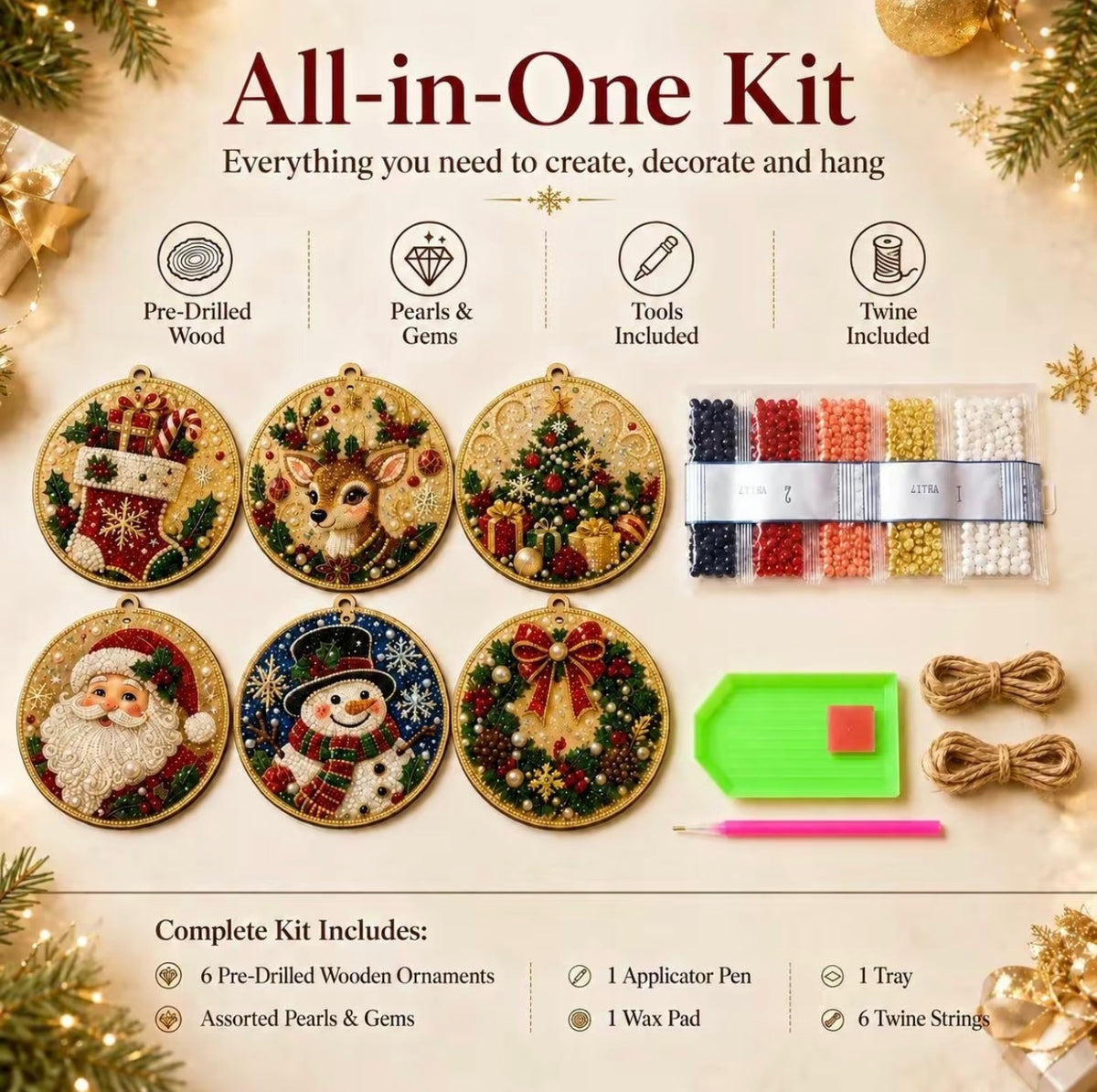 Holiday Ornament Craft Kit